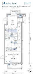 アルコバレーノ板橋志村 1LDKの間取図画像