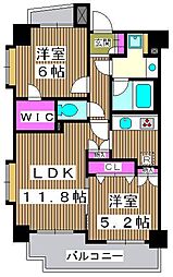 日神パレステージ板橋 2LDKの間取図画像