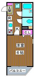 LiveCasa板橋大山 1Kの間取図画像