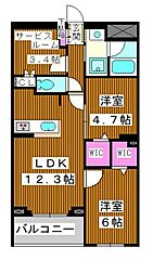 物件の間取り