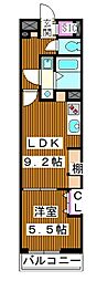 リブリ・西台 1LDKの間取図画像