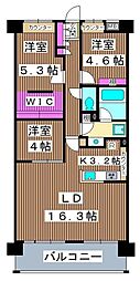 コンフォリア高島平2号館 3LDKの間取図画像