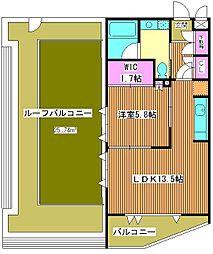 レグノ・フォレスタ 1LDKの間取図画像