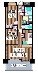 コンフォリア板橋仲宿 2LDKの間取図画像