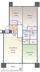 間取図画像 3LDK