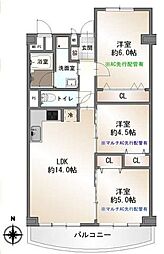 間取図画像 3LDK