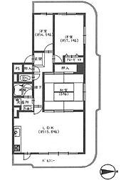 間取図画像 3LDK