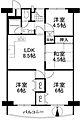 阪急南茨木ハイタウン駅前高層住宅A棟4階2,478万円