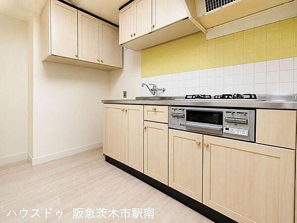 収納豊富で使い勝手の良いキッチン（※イメージ画像処理） (2)