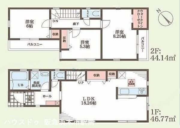 間取りを拡大表示