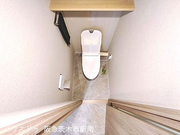 トイレを上から見た様子