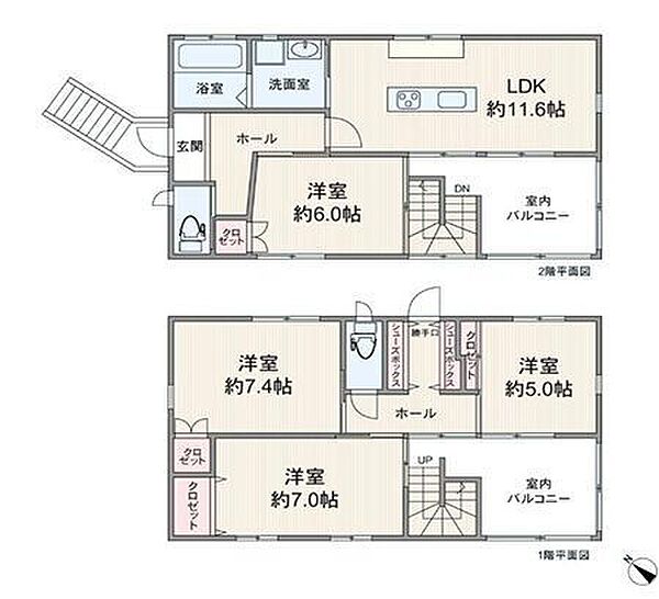間取りを拡大表示