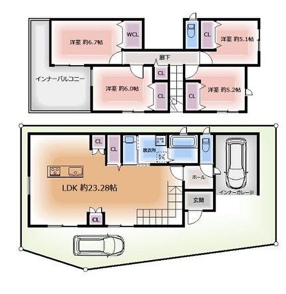 間取り：327001549736