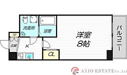 SEST新大阪 6階1Kの間取り