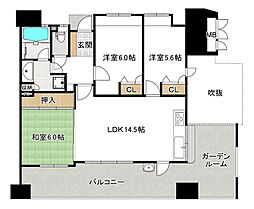 ダイアパレスグランデージ文教 3LDKの間取図画像