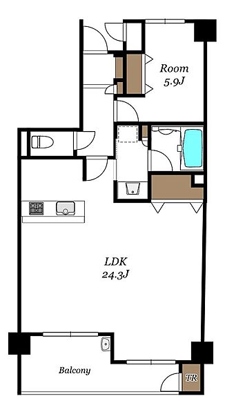 選べる間取りプラン1LDK
