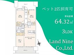 デュオヒルズ船橋 3LDKの間取図画像