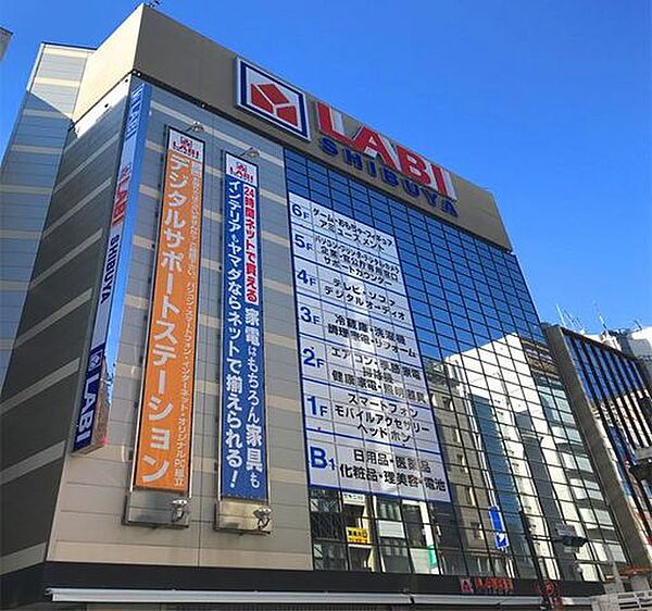 ヤマダデンキLABI渋谷 徒歩12分。 900m
