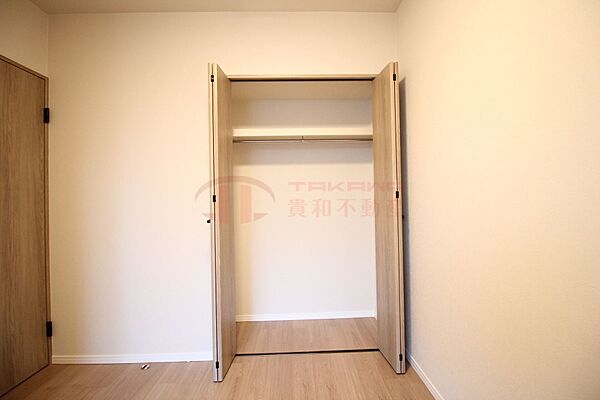 各お部屋にそれぞれ収納を確保