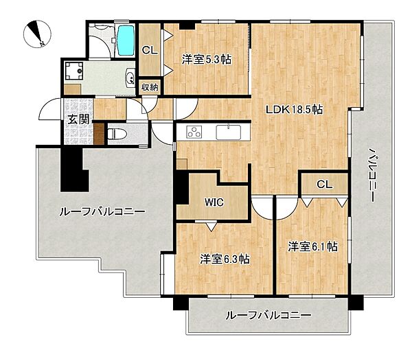 使い勝手の良い間取り設計で快適な暮らしを実現できる居心地の良い空間です