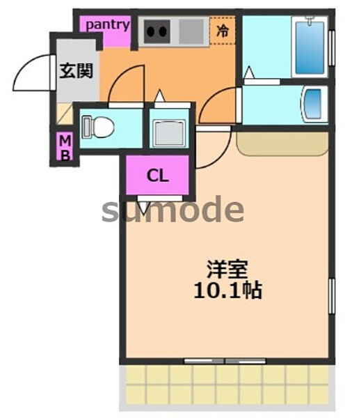 同じ建物の物件間取り写真 - ID:227083501546