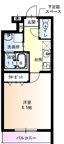 同じ建物の物件間取り写真 - ID:227084370222