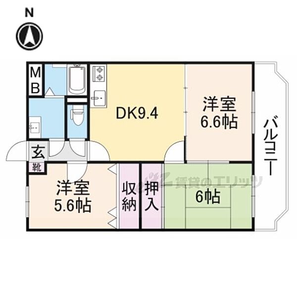 同じ建物の物件間取り写真 - ID:229008986453