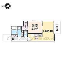 万葉まほら荘 101 ｜ 奈良県奈良市南京終町４丁目（賃貸アパート1LDK・1階・37.97㎡） その2