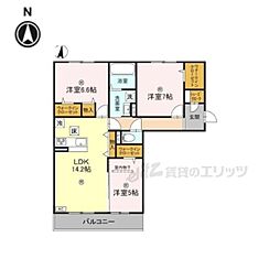 間取図画像 3LDK