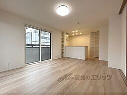 近鉄奈良線 近鉄奈良駅 徒歩6分の賃貸アパート 1階2LDKのリビング/ダイニング