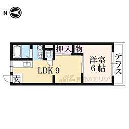 サルベージヤード 1LDKの間取図画像