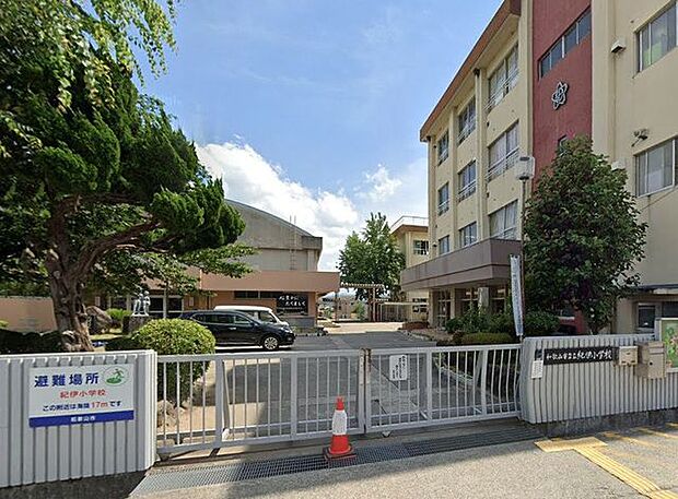 紀伊小学校 580m