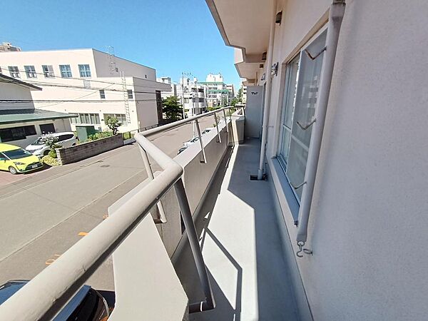 南西向きバルコニー
