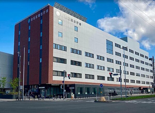 白石区役所AI加工に施しています。