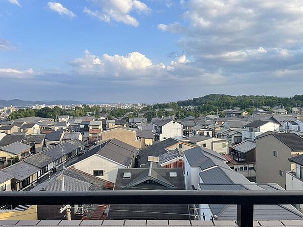 南向きバルコニーからの眺望