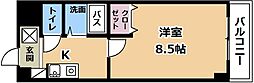 APEX FLAT 4階1Kの間取り