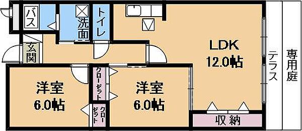 同じ建物の物件間取り写真 - ID:225005519663