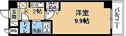 JR東海道・山陽本線 南草津駅 徒歩21分の賃貸マンション 2階1Kの間取り