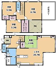 物件の間取り