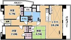 物件の間取り