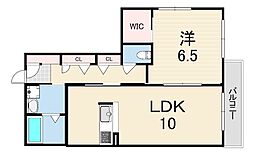 シャーメゾン豊楽 1LDKの間取図画像