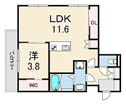 間取図画像 1LDK