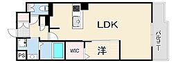 LEGALANDNISHINOMIYA PARKSIDE 1LDKの間取図画像