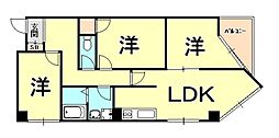 ラミーユ甲東園 3LDKの間取図画像