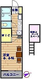 間取図画像 1K