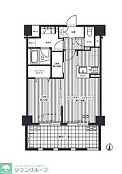 JR京浜東北・根岸線 北浦和駅 徒歩4分の賃貸マンション 1階1LDKの間取り