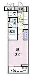 JR京浜東北・根岸線 浦和駅 バス15分 バス停下車 徒歩4分の賃貸アパート 1階1Kの間取り