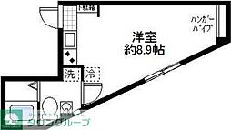 都営三田線 本蓮沼駅 徒歩5分の賃貸アパート 1階ワンルームの間取り