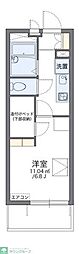 レオパレスArrowstage 1Kの間取図画像