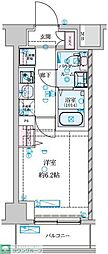 GENOVIA 南鳩ヶ谷 1Kの間取図画像